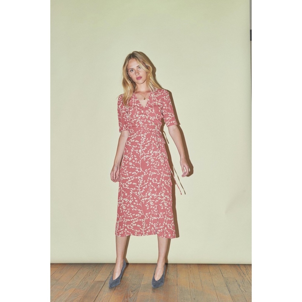 ❌SOLD❌ Rouje Gabin Dress in Pink Holly - Picture 2 of 8